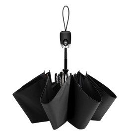 Parasol, Ultra Lightweight, UV Reduction, 99.99%, Full Light Blocking, Heat Blocking, One-Touch Automatic Opening/Closing, Folding Umbrella, Compact, Folding Parasol, UV Blocking, Windproof, Water