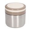 304 Stainless Steel Porridge Box Portable Round Insulated Lunch Container