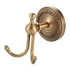 Alvinlite Bathroom Double Coat Hooks Antique Brushed Brass Towel Hooks