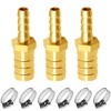 JoyTube Brass Hose Barb reducer 1/4" to 3/16" ID hose