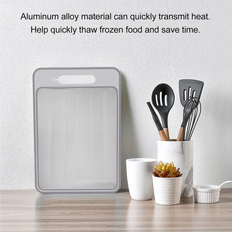 Double Sided Cutting Board Rapid Thawing and Grinding Plate with