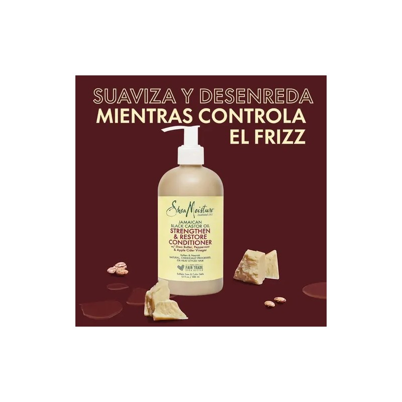 Acondicionador Shea Moisture Jamaica Castor Oil 384 Ml