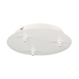 SLV Ceiling Rose Rosette Fitu 3, Round with strain reliefs White 132611