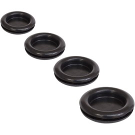KafTon Blanking Grommets Hole Cover Closed Bung Stopper Rubber Black 6mm to 50mm (100, 9mm)