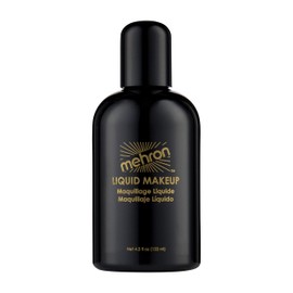 Mehron Makeup Liquid Face and Body Paint (4.5 oz) (Black)