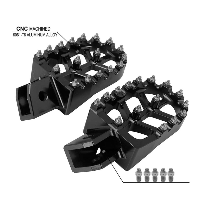 AnXin Motorcycle Foot Pegs Footpeg Pedals FootRest for PW50 1981-2023