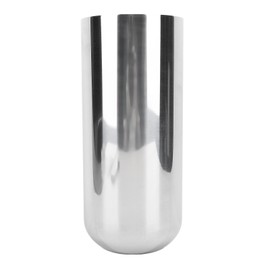 EVGATSAUTO Jarrón de Acero Inoxidable, Vaso de Metal para Flores, Centro de Mesa Decorativo para Bodas y Aniversarios, Decoración del Hogar Moderna
