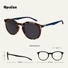 OPULIZE Met Large Comfortable Brown Tortoiseshell Blue Arms Men Women