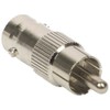 GloboShopUK 1 X 4 x BNC FEMALE TO RCA PHONO
