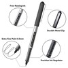 RollerBall Pens, Shuttle Art 50 Pack Black Fine Point Roller