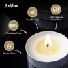 Ashlux Palm Tea Lights Candles 96 Pack, Non-Paraffin Unscented 4H