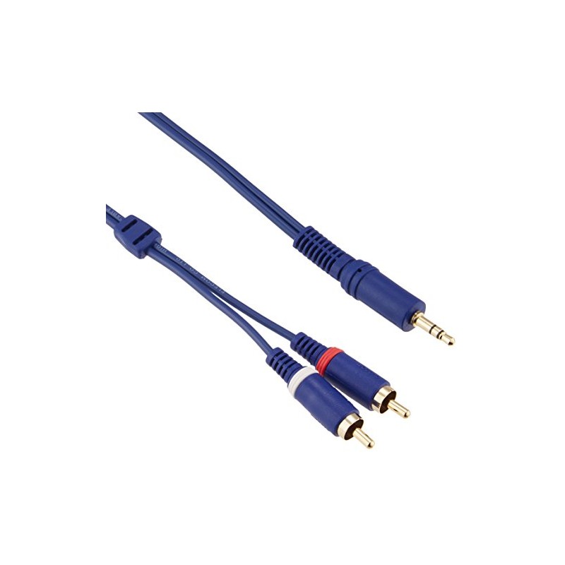 Elecom Audio Cable 3.5mm Stereo Mini Plug - Pin Plug