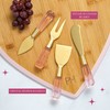 Paris Hilton Charcuterie Board and Serving Set, Bamboo Serving Board,