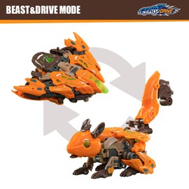 52TOYS BEASTDRIVE BD-08 Sky Tail Deformation Toys Action Figure, Converting Toys in Vehicle and Beast, Perfect Birthday Party Gift for Teens and Adults