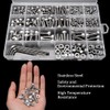 YIXISI 267 Pieces M4 M5 M6 Stainless Steel Hex Screws