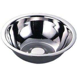 ステンレス浅型ボール 15cm 0408