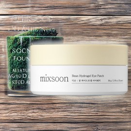 Mixsun Moisture Supply Eye Lifting Eye Area Nourishing Soy Hydrogel Eye Patches 2 Pieces 60 Pieces / 믹순 수분 공급 아이 리프팅 눈가 영양 콩 하이드로겔 아이패치 2개 60개입