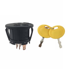 Ignition Switch with 2 keys Replacement for John Deera MTD, Murray 925-1741, 725-1741, 94762, MU94762 Lawn Mower Tractor