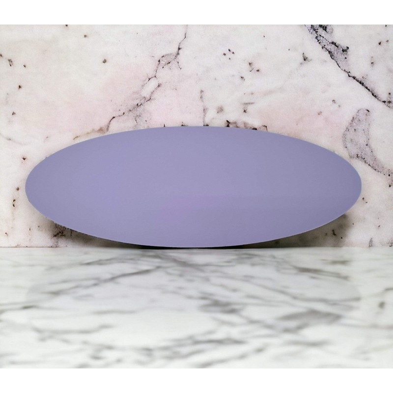Oval Worktop Saver - Acrylic Matt Lemon Bonbon 38cm x
