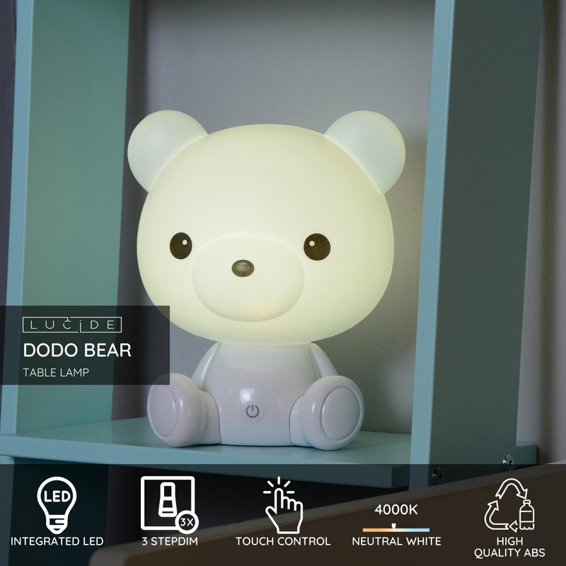 Lucide DODO Bear - Table Lamp Children - LED Dim.