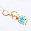 Allazone Open Bezel Charms, 32 PCS Sea Theme and Flower