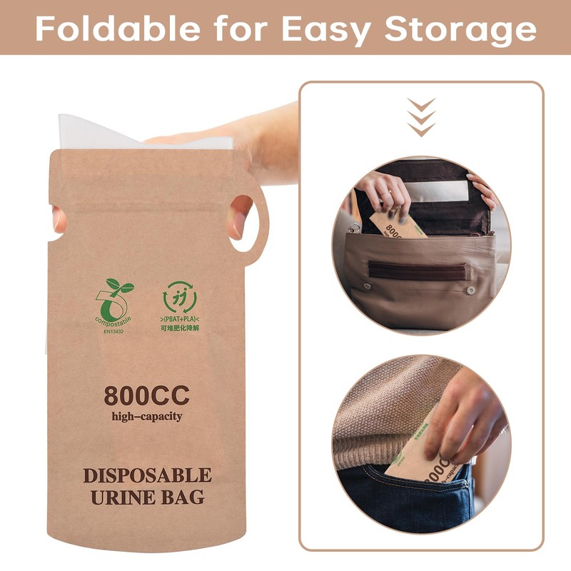 Mingzhe 10pcs Emergency Disposable Urinal Bags Car Vomit Bag 800cc
