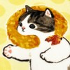 Marushin 0835003100 Mini Towel, Moff Sand, Puripuri, Mini Towel, Approx.