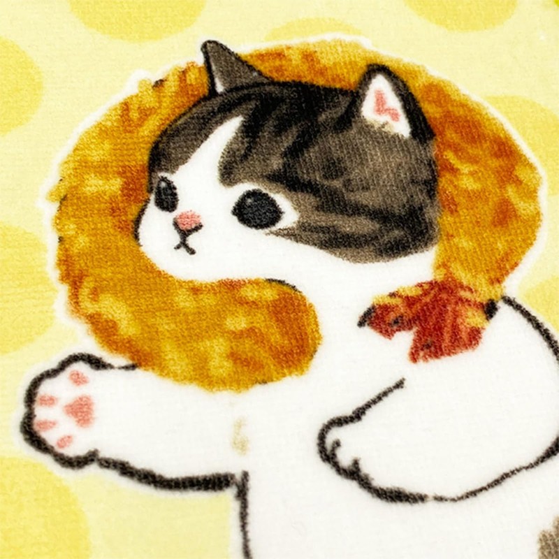 Marushin 0835003100 Mini Towel, Moff Sand, Puripuri, Mini Towel, Approx.
