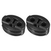 X AUTOHAUX Car 13mm 2 Holes Muffler Exhaust Hanger Bushing