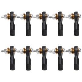 10PCS ShareGoo Plastic M2 Rod End 2.0 Ball Head Holder Tie Rod Ends w/Screws for RC Model Car Boat Airplane Helicopter Crawler (Style B)