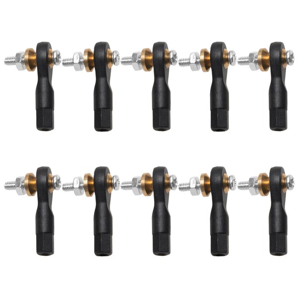 10PCS ShareGoo Plastic M2 Rod End 2.0 Ball Head Holder