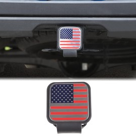 Aunginsy Trailer Hitch Cover Compatible with Toyota Tundra 2022 2023 2024 Pickup Trailer Hitch Cover Tube Plug Insert Rubber Tow Receiver Hitch Tube Cover Plug Cap Protection Exterior Accessories
