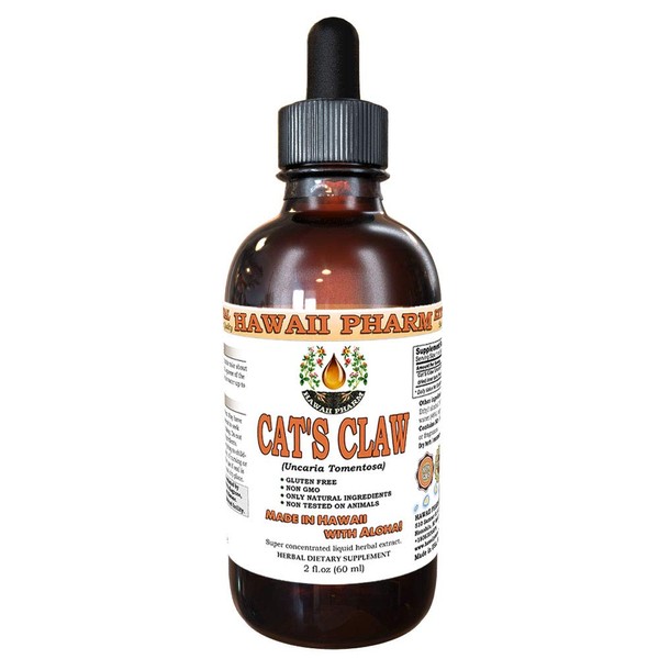 Cat's Claw Liquid Extract, Cat's Claw (Uncaria Tomentosa) Dried Inner Bark Tincture Supplement 2 oz