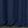 Eurofirany Logan Opaque Blackout Satin Curtain with Header Tape, 1