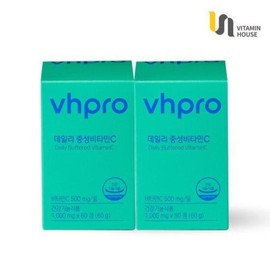 Vitamin House Daily Convenient Neutral Vitamin C 2 Bottles (4 Month Supply) / 비타민하우스 데일리 속편한 중성비타민C 2병 (4개월분)