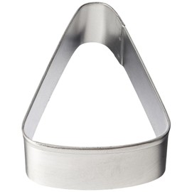 CybrTrayd Candy Corn Cookie Cutter, 3.5", Silver