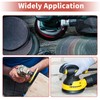 A ABSOPRO 6 Inch 6-Hole Sanding Discs Round Velcro Sandpaper