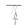 Ankh Earrings 925 Sterling Silver or 24, Silver
