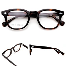 FEISEDY B1192 Thick Cell Frame, Date Glasses, Glasses Frame, No Degree, Stylish, Wellington Fashion Glasses, Harajuku Glasses, Unisex, Tortoiseshell