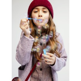 Henbrandt 144 x Neon Star Party Bubble Tubes with Wand Children's 4ml Bubbles Loot Bag Fillers Summer Games for Boys and Girls Kids Party Bags