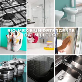 Bio-mex® Universal Cleaning Stone 300 g Biodegradable with 2 Cleaning Sponge Kit Pack of 2