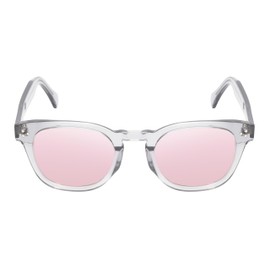 Reptile Chelidae Pink FL-41 Reading Glasses +1.25 Grey Crystal Unisex Blue Light Sensitivity Migraine Glasses FL41 Readers