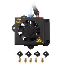 KOYOFEI Ender 5 Plus Kit Completo Hotend Kit Original Totalmente Montado Extrusora MK8 Hot End Kit con Bloque Calefacción Aluminio, Boquilla de 0,4 mm, Tubo Teflón para Impresora 3D Ender-5 Plus