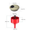 DuDuZui Desk Cable Grommets Bronze Computer Desk Metal Cable Hole,