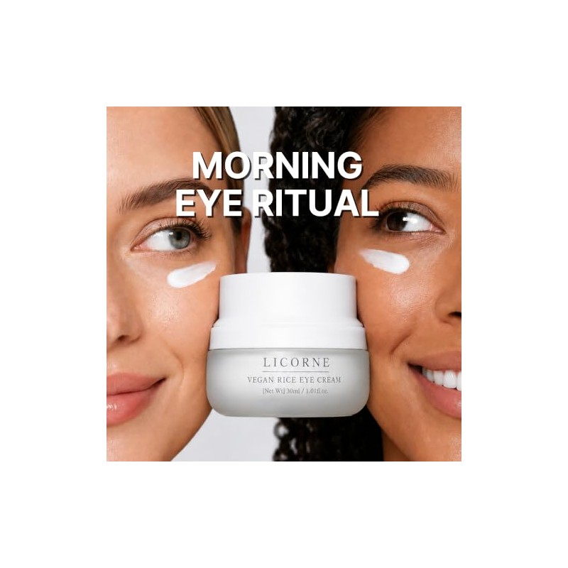 Licorne Crema Vegano Contorno Ojos Ojeras Bolsas Piel Delicada Arroz