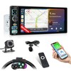 Inefala 6.8" Wireless Carplay Car Stereo Single Din Touchscreen Radio