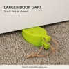 Door Stopper Wedges, 3 Pack, Leaf-Shaped Silicone Door Stops with