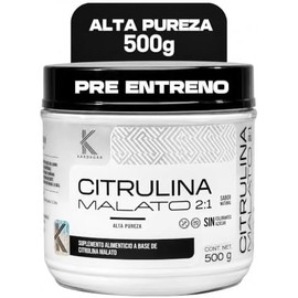 L Citrulina Malato 2 1 500g Pre Entreno Potenciador Oxido Nítrico en Polvo