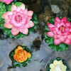 Lightingsky Artificial Floating Foam Lotus Flower Pond Decor Water Lily