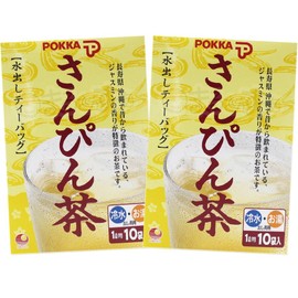 Okinawa Pokka Cold Brew Sanpin Tea (Tea Bag), Set of 2